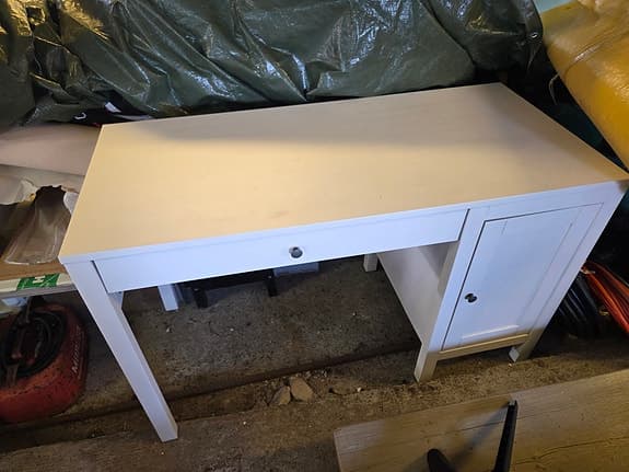 Skrivbord IKEA Hemnes vitt