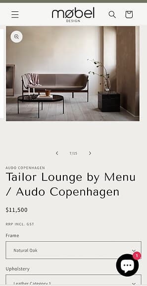 2 st Tailor Soffor Audo Copenhagen