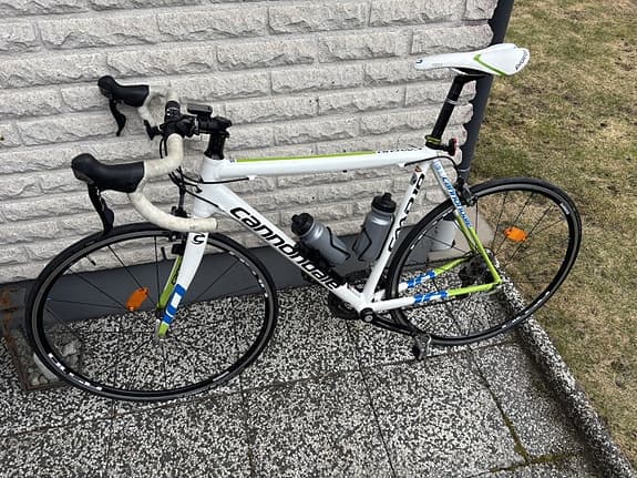 Cannondale landsvägscykel 56 cm unisex vit