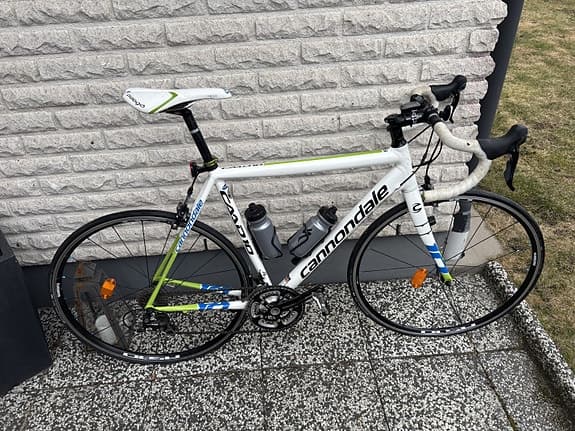 Cannondale landsvägscykel 56 cm unisex vit