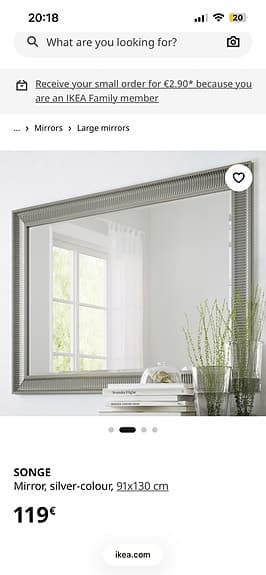 IKEA spegel SONGE