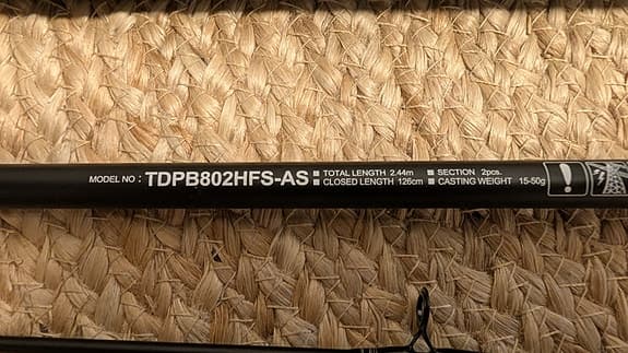 Daiwa TD TDPB802HFS-AS fiskespö 2,44 m