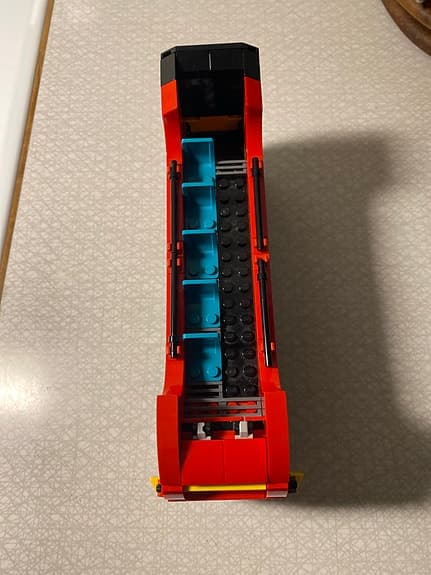 LEGO City buss röd