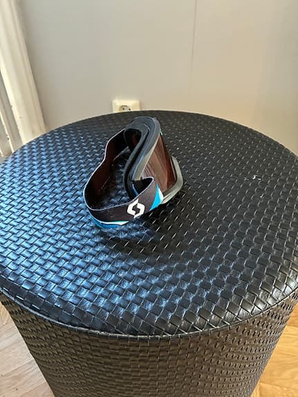 Scott och Salice skidglasögon svart och ljusblå - barn