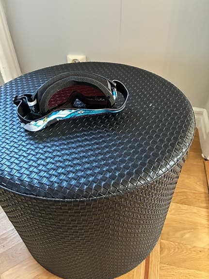 Scott och Salice skidglasögon svart och ljusblå - barn