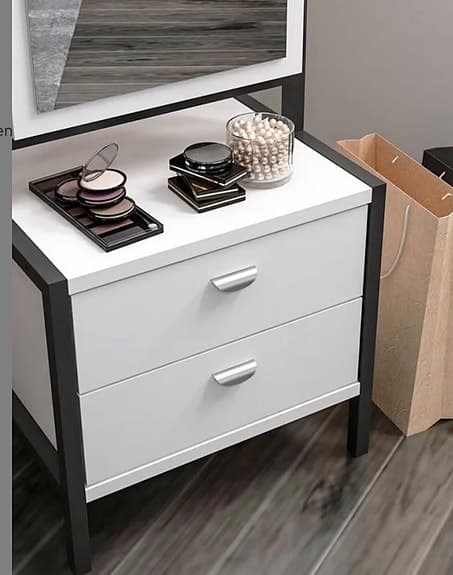 IKEA spegel med förvaring vit