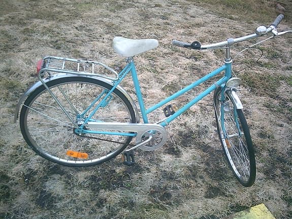 Monark damcykel blå ,  Fin cykel