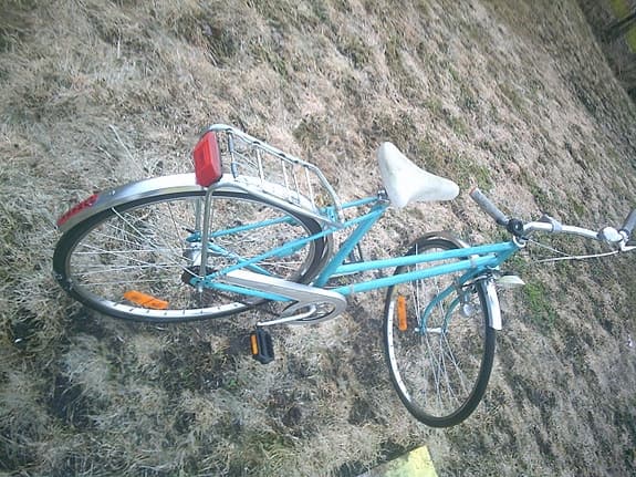Monark damcykel blå ,  Fin cykel