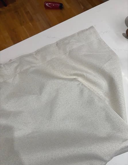 Beige/ grå/ Greige mörkläggningsgardin 4 st