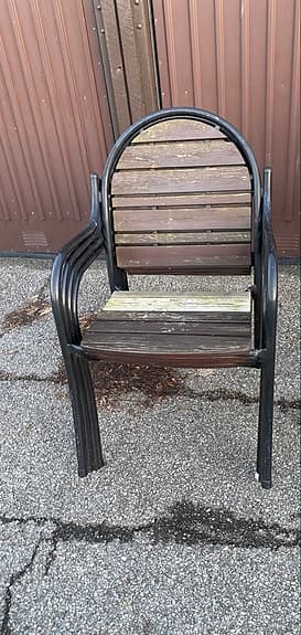 4 stapelbara trädgårdsstolar – KWA, Trädgårdsmöbler