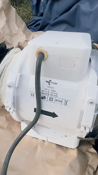 Homebox tält med fläkt och tillbehör