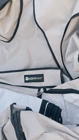 Homebox tält med fläkt och tillbehör