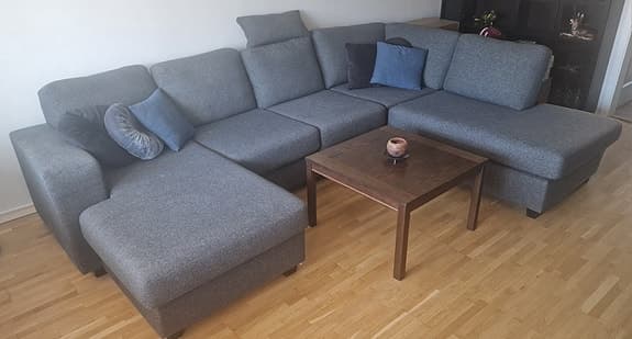 Mio Friday dubbeldivan i antracitgrått