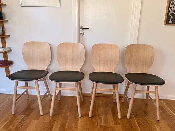 Karl Andersson & söner Shell 4 st stolar