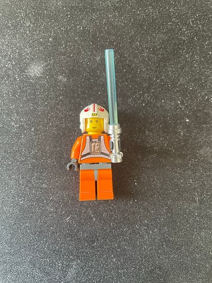 Lego Star Wars Luke sakywalker  med ljussabel