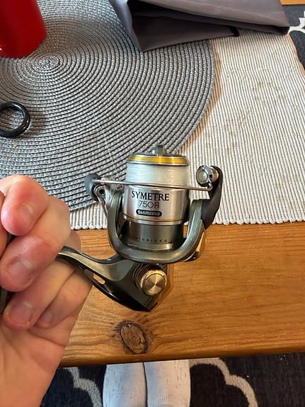 Shimano Symetre 750FI haspelrulle
