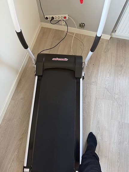 Adrenalin löpband hopfällbart svart