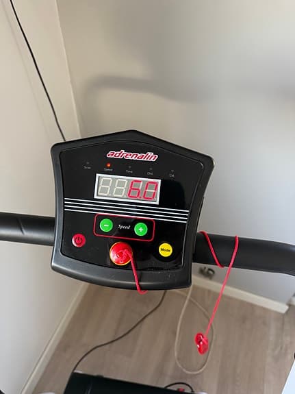 Adrenalin löpband hopfällbart svart