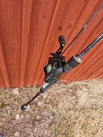 Baitcast set spö, rulle och lina 7,7 fot