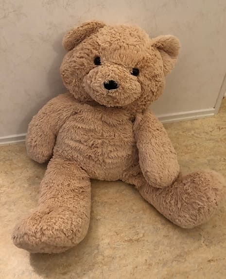 100 cm beige Nalle gosedjur Teddykompaniet