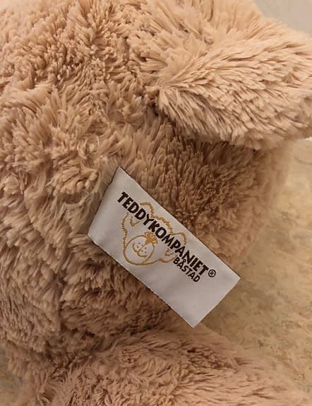 100 cm beige Nalle gosedjur Teddykompaniet