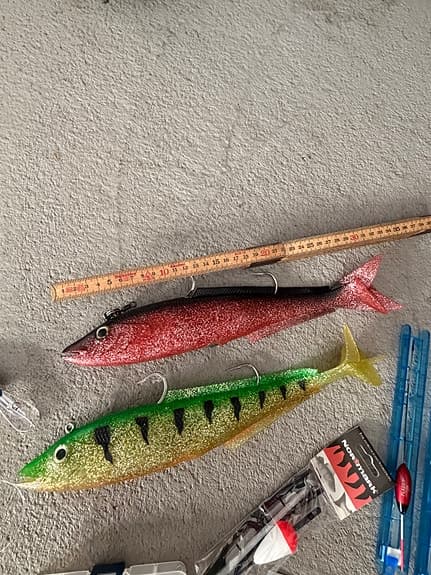 Blandade fiskegrejer