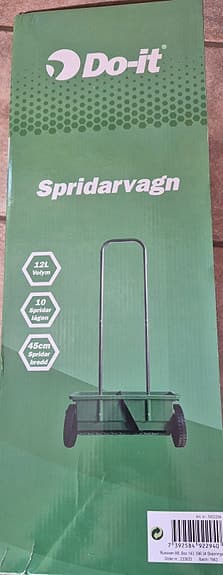 Spridarvagn 12 l 45 cm grön