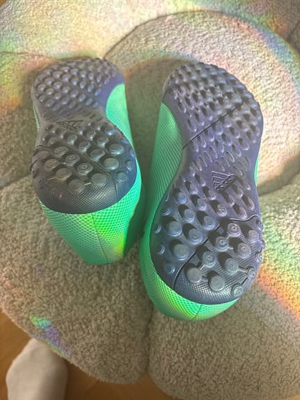 Adidas X fotbollsskor turkos med dobbar