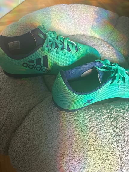 Adidas X fotbollsskor turkos med dobbar