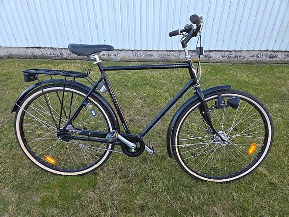 Skeppshult herrcykel stadscykel 59 cm ram 28" hjul svart