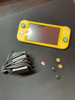 Nintendo Switch Lite spelkonsol gul med minneskort 128 GB
