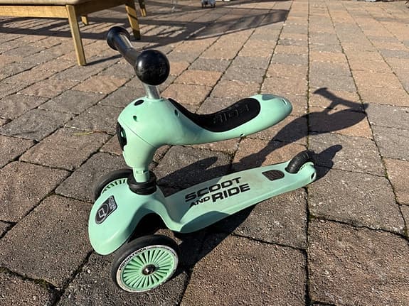 Scoot and Ride Highwaykick 1 sparkcykel barn mintgrön