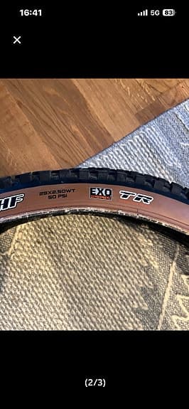 Maxxis Minion DHF cykeldäck 29x2.50WT brun/svart