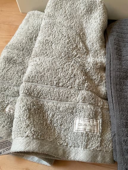 Handdukar i olika storlekar