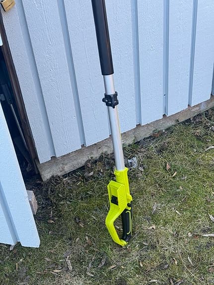 grensåg teleskopmodell batteridriven grön