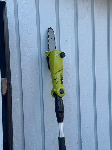 grensåg teleskopmodell batteridriven grön