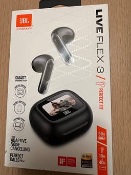 JBL Live Flex 3 trådlösa hörlurar svart