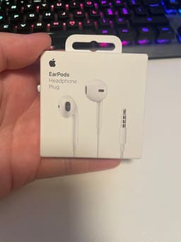 Apple EarPods hörlurar med 3,5 mm kontakt vit