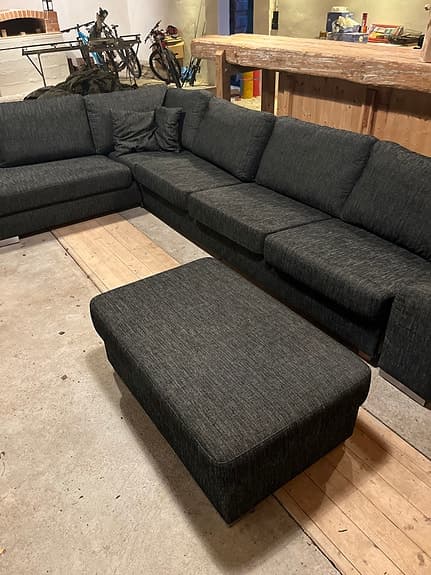 Mio Divansoffa med fotpall - GRATIS LEVERANS