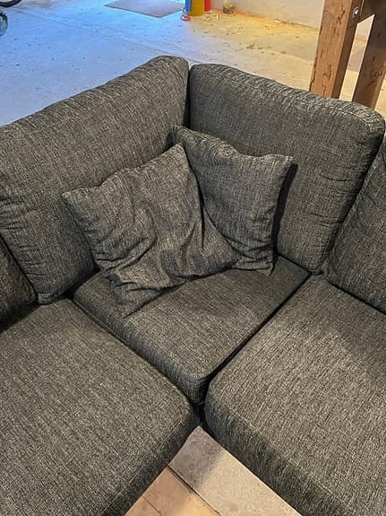 Mio Divansoffa med fotpall - GRATIS LEVERANS