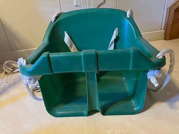 Helt ny Babygunga , grön plast