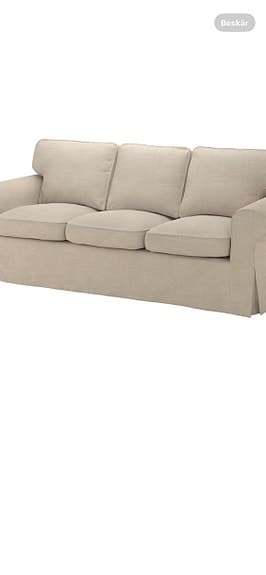 Ektorp 3 sits Lofallet Beige klädsel