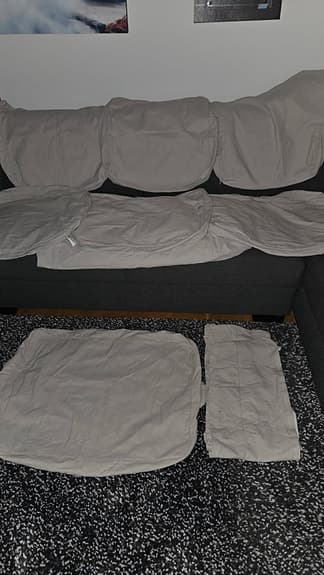 Ektorp 3 sits Lofallet Beige klädsel