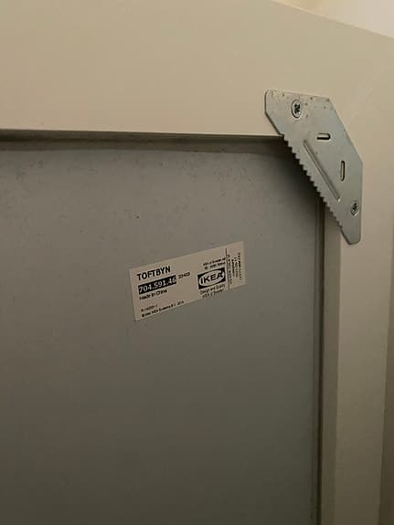 Vit helkroppsspegel