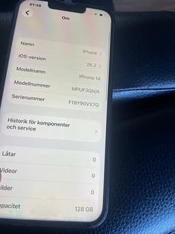 Fräsch iphone 14 128 GB