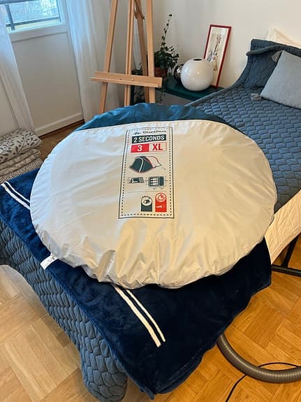 6500:- tältsemester för 3 personer