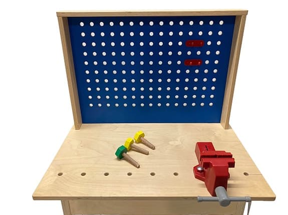IKEA verktygsbänk/ leksaksarbetsbänk trä. DUKTIG.