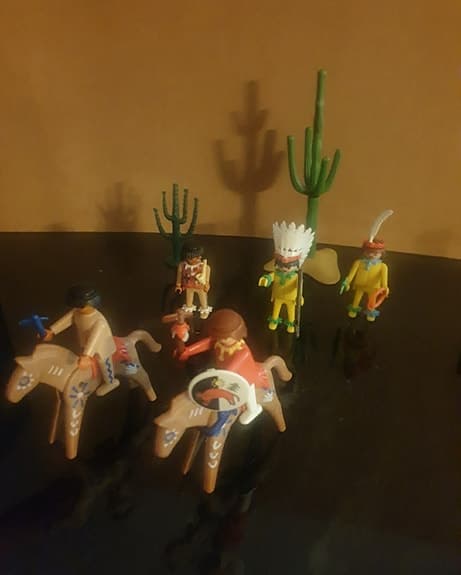 Playmobil indianläger från 70- 80 talet
