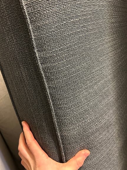 IKEA Kivik schäslong mörkgrå tyg