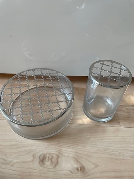 Vaser med lock för blommor